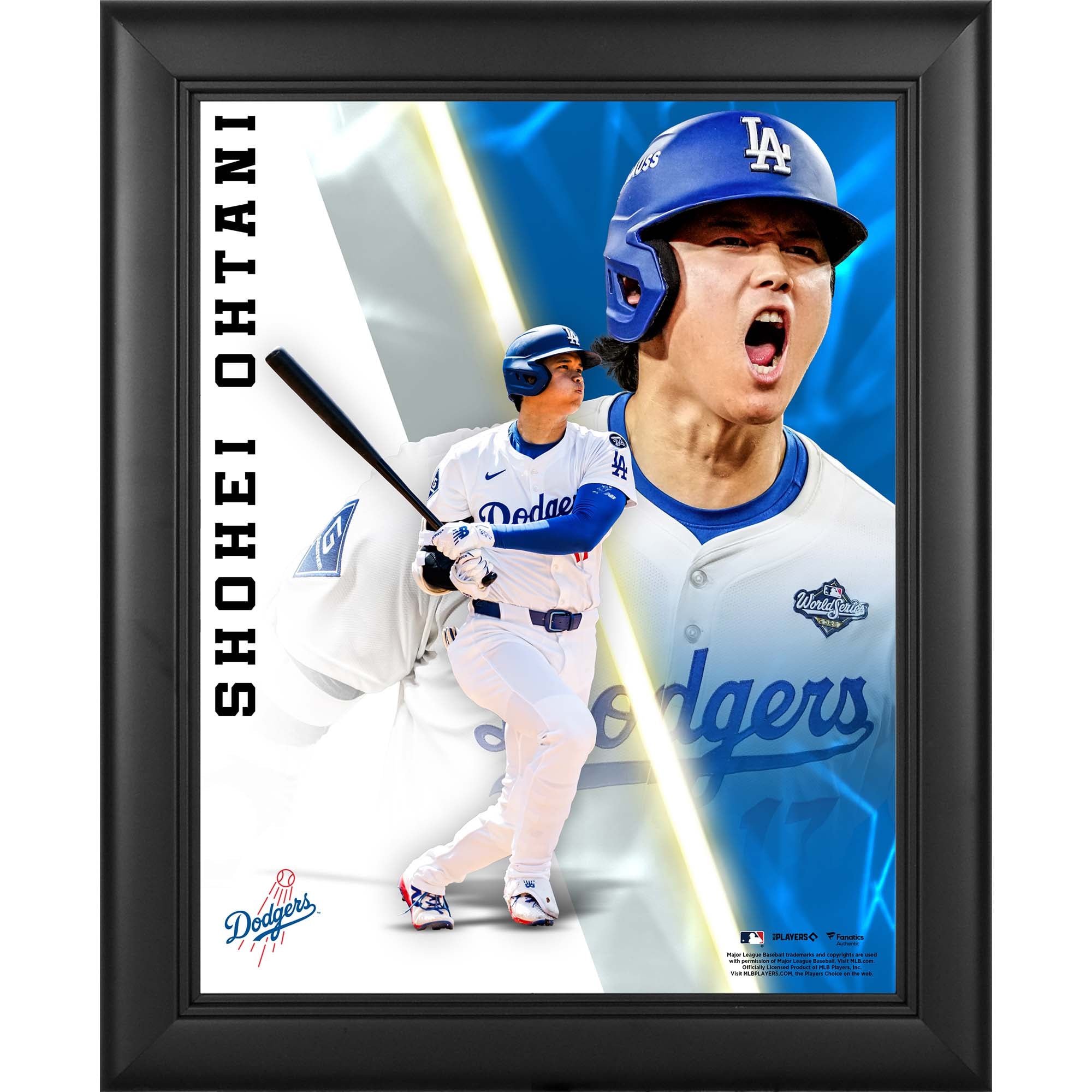 Shohei Ohtani Los Angeles Dodgers Framed 13" x 16" Radiance Collage