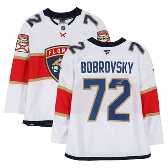 Sergei Bobrovsky Florida Panthers Autographed White Fanatics Premium Jersey