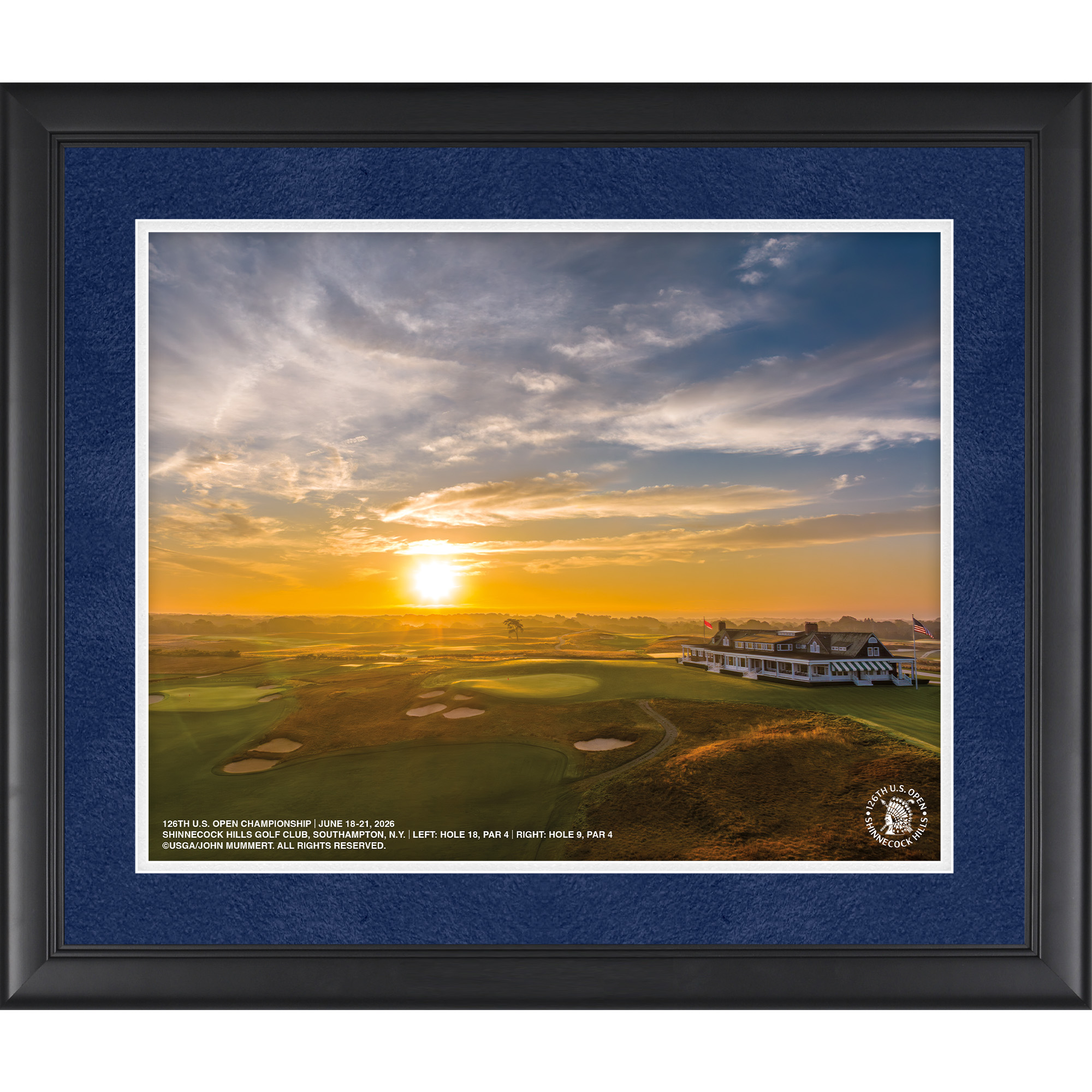 Exclusive 2026 U.S. Open Championship Shinnecock Hills Golf Club Framed 16″ x 20″ Print Exclusive 2026 U.S. Open Championship Shinnecock Hills Golf Club Framed 16″ x 20″ Print