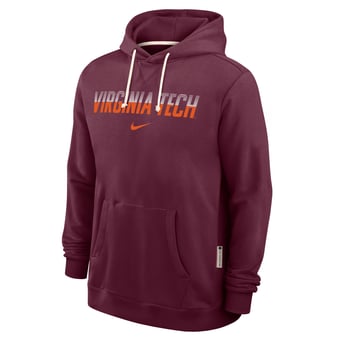 Men's Nike Maroon Virginia Tech Hokies 2026 Sideline Standard Issue Dri-FIT Hoodie