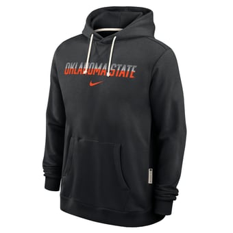 Men's Nike Black Oklahoma State Cowboys 2026 Sideline Standard Issue Dri-FIT Hoodie