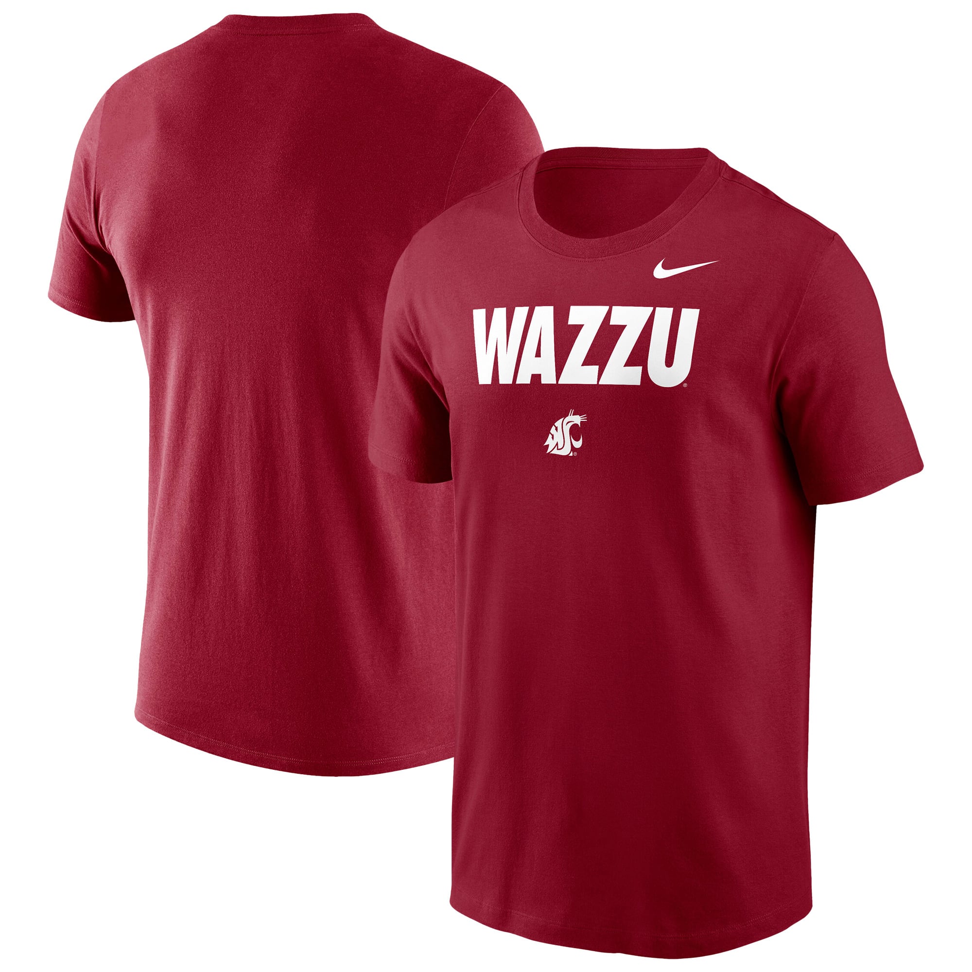 Men's Nike Crimson Washington State Cougars Practice T-Shirt
