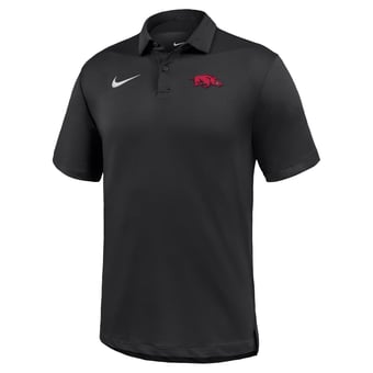 Men's Nike Black Arkansas Razorbacks Dri-FIT Tour Polo