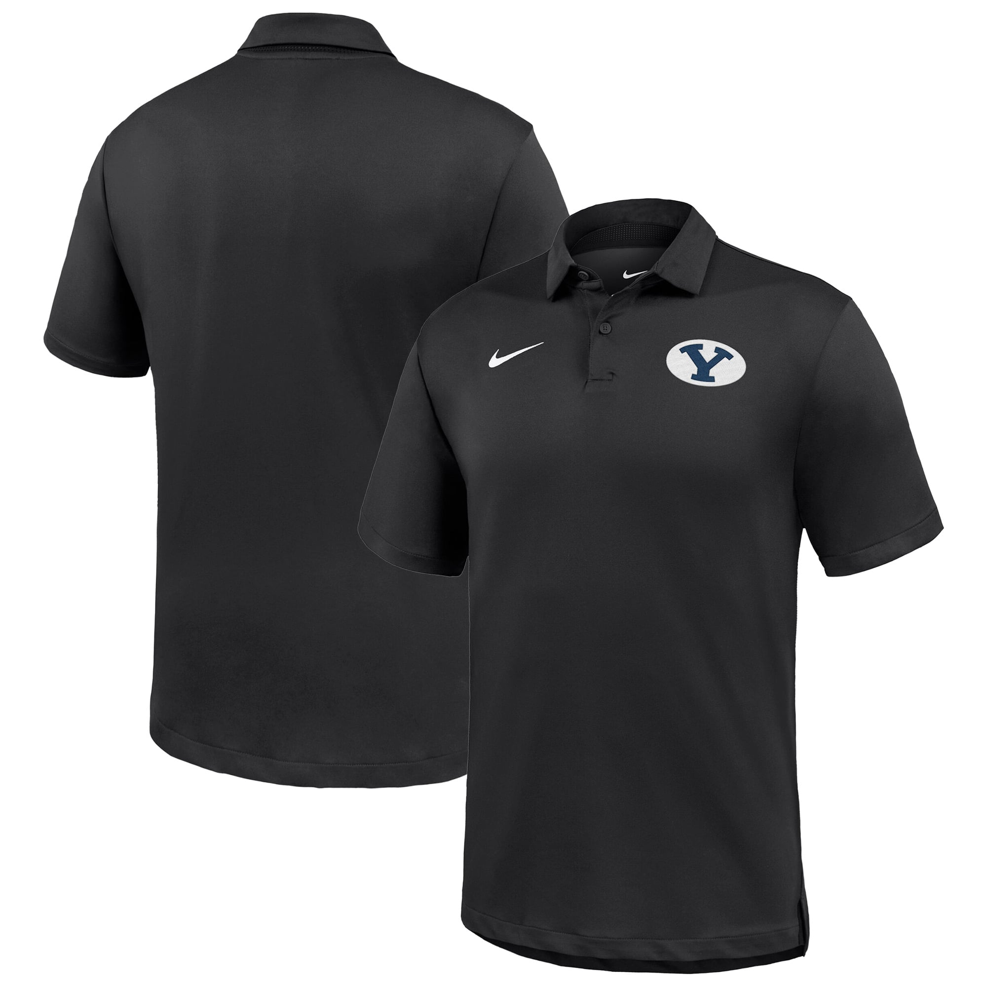 Men's Nike Black BYU Cougars Dri-FIT Tour Polo