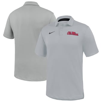 Men's Nike Gray Ole Miss Rebels Dri-FIT Tour Polo