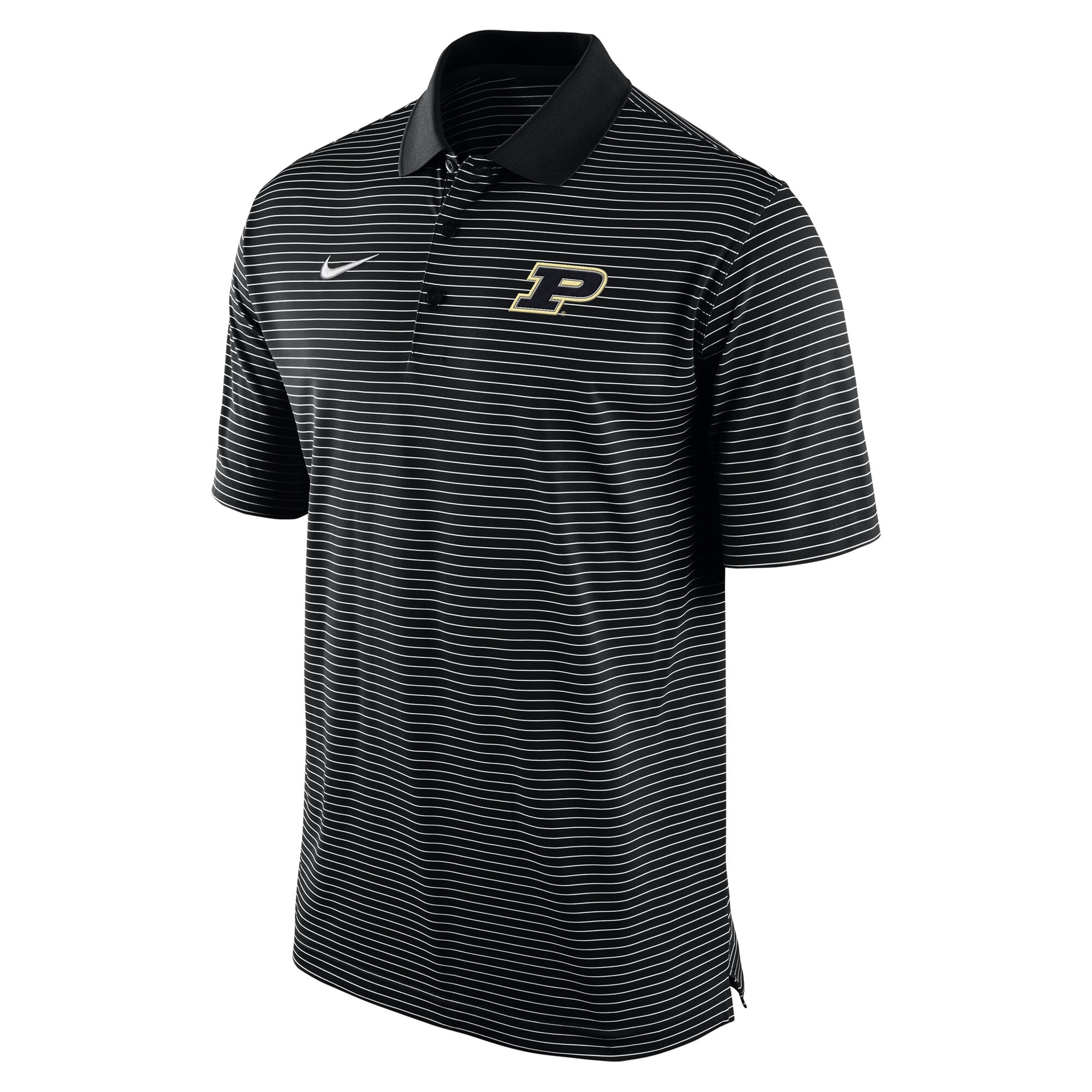 Men's Nike Black Purdue Boilermakers Dri-FIT Tour Polo