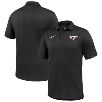 Men's Nike Black Virginia Tech Hokies Dri-FIT Tour Polo