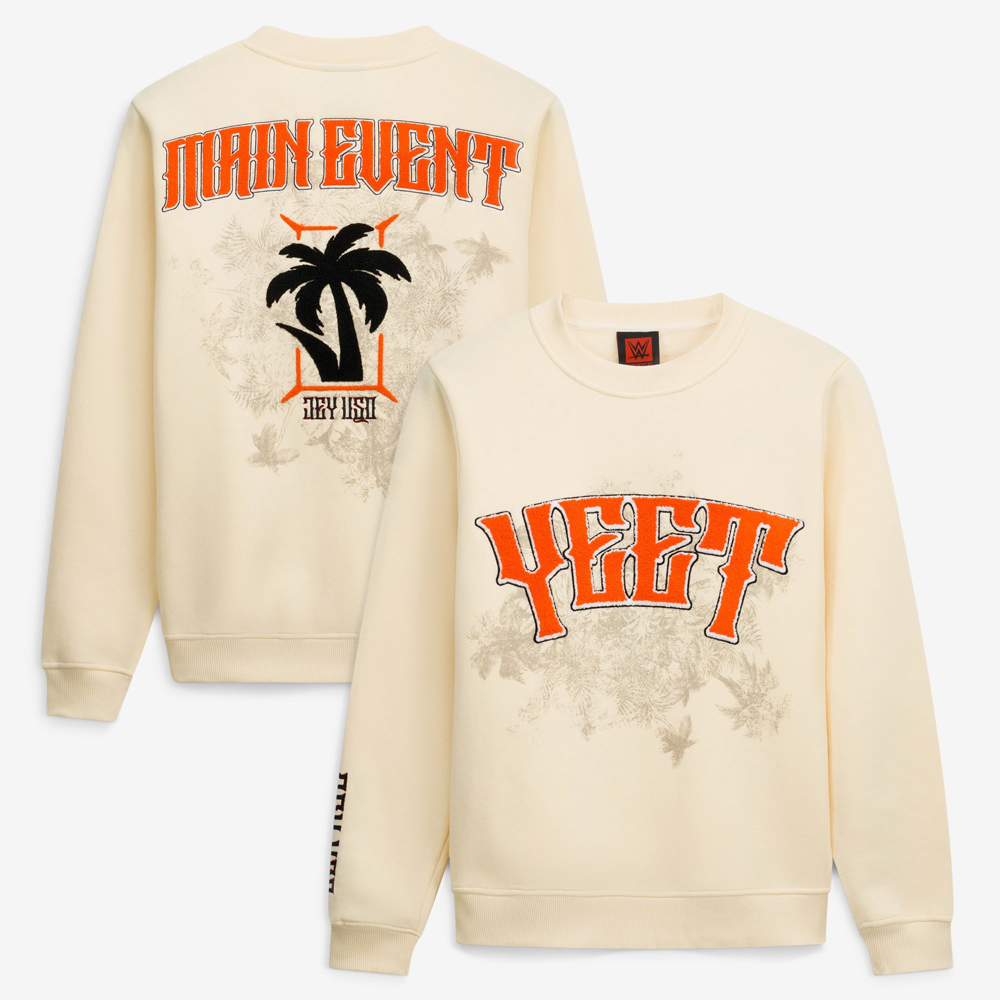 Men's Cream Jey Uso Yeet Sweatshirt