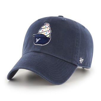 Preschool '47  Navy Atlanta Braves Ice Cream Helmet Clean Up Adjustable Hat