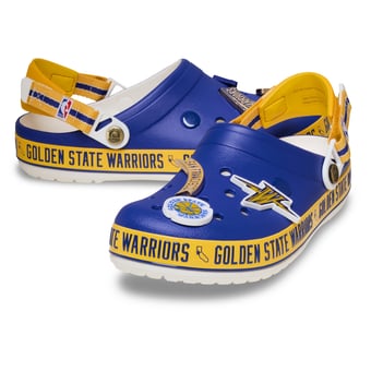 Unisex Crocs  Royal Golden State Warriors Adjustable Classic Clog