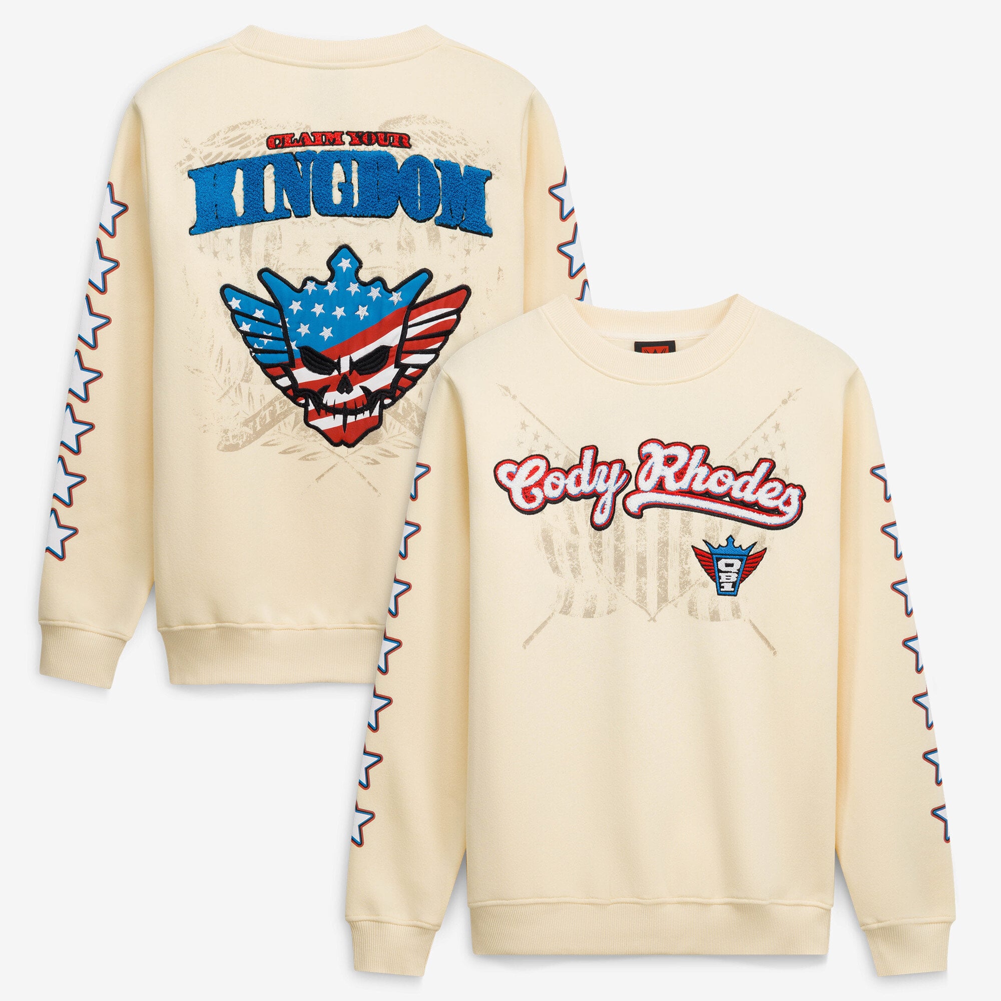 Sweat Cody Rhodes Claim Your Kingdom - Écru