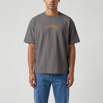 Men's Uscape Apparel Brown Tennessee Volunteers Upside Down Embroidered Vintage Heavyweight T-Shirt