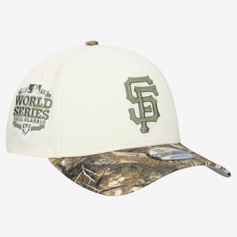 Men's New Era Khaki/Realtree Camo San Francisco Giants 9FORTY A-Frame Adjustable Hat