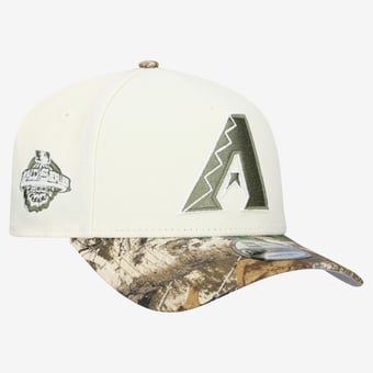 Men's New Era Cream/Realtree Camo Arizona Diamondbacks 9FORTY A-Frame Adjustable Hat