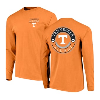 Men's  Tennessee Orange Tennessee Volunteers Circle Seal Alumni Long-Sleeve T-Shirt