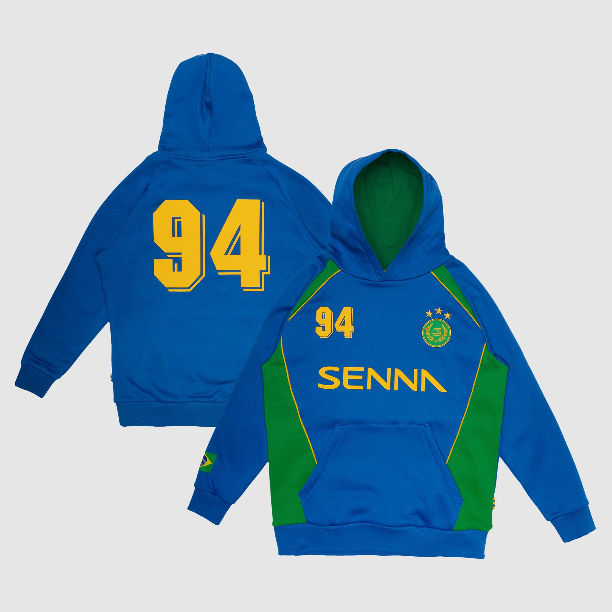 Men's Formula 1 Blue Ayrton Senna '94 Hoodie