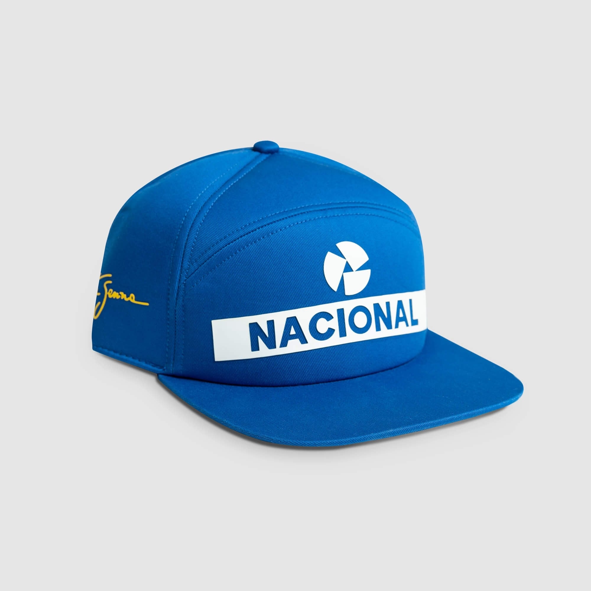 Men's Formula 1 Blue Ayrton Senna Nacional 1984 Original Adjustable Hat