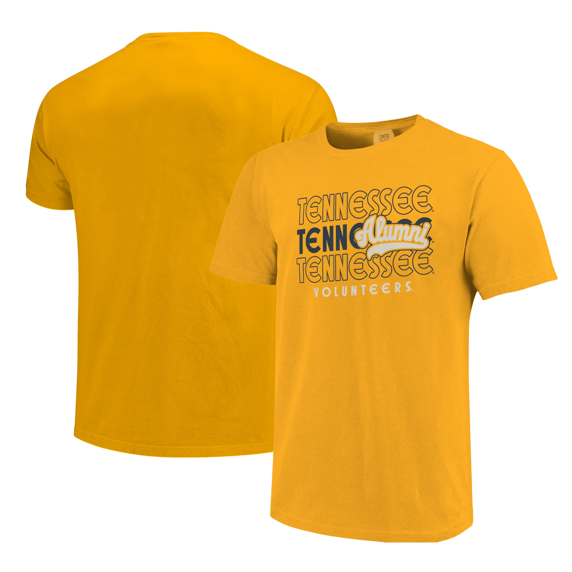 Men's  Gold Tennessee Volunteers Alumni Script Overlay T-Shirt