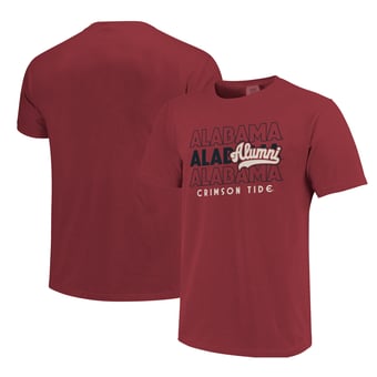 Men's  Crimson Alabama Crimson Tide Alumni Script Overlay T-Shirt