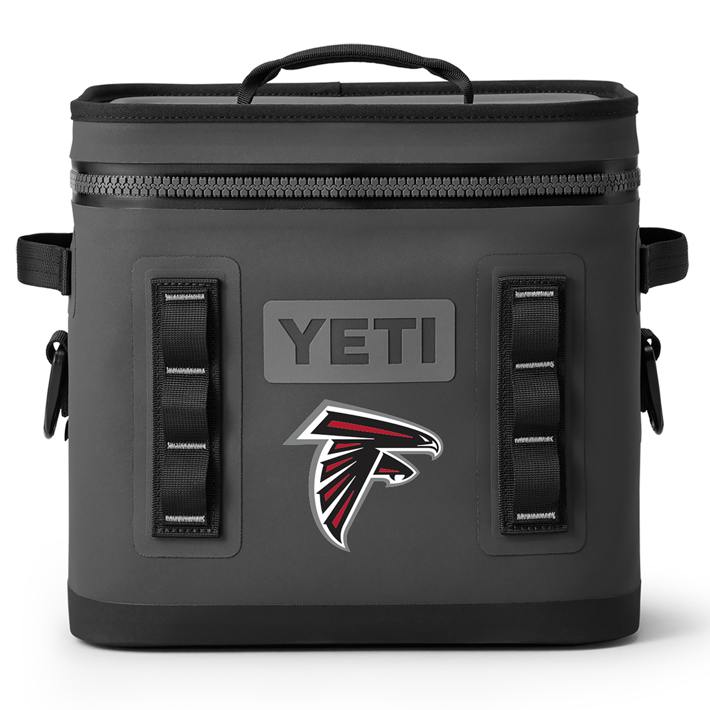YETI  Charcoal Atlanta Falcons Hopper Flip 12L Soft Cooler