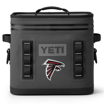 YETI  Charcoal Atlanta Falcons Hopper Flip 12L Soft Cooler