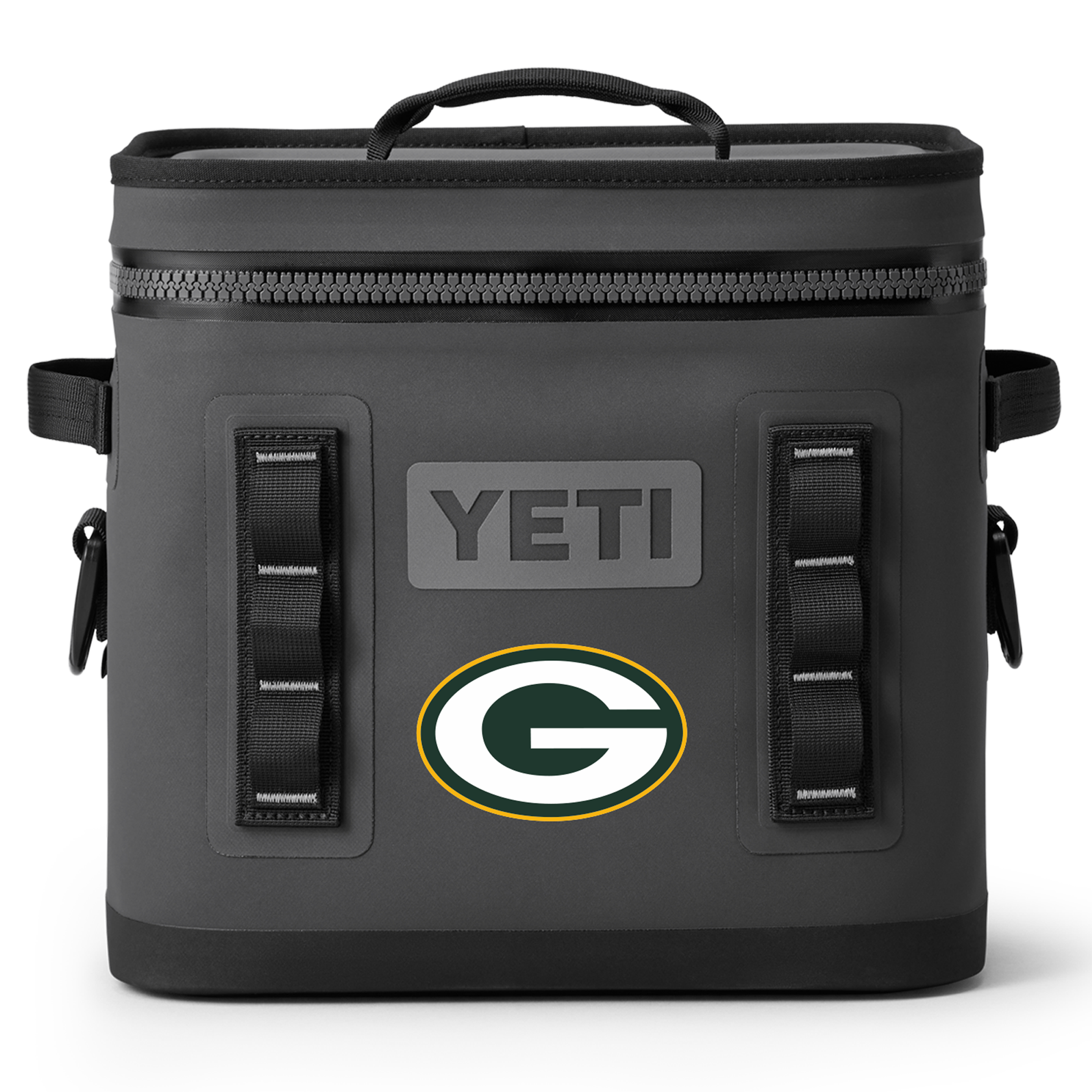 YETI  Charcoal Green Bay Packers Hopper Flip 12L Soft Cooler