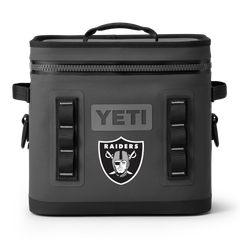 YETI  Charcoal Las Vegas Raiders Hopper Flip 12L Soft Cooler