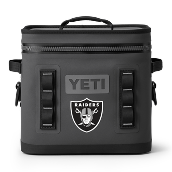 YETI  Charcoal Las Vegas Raiders Hopper Flip 12L Soft Cooler