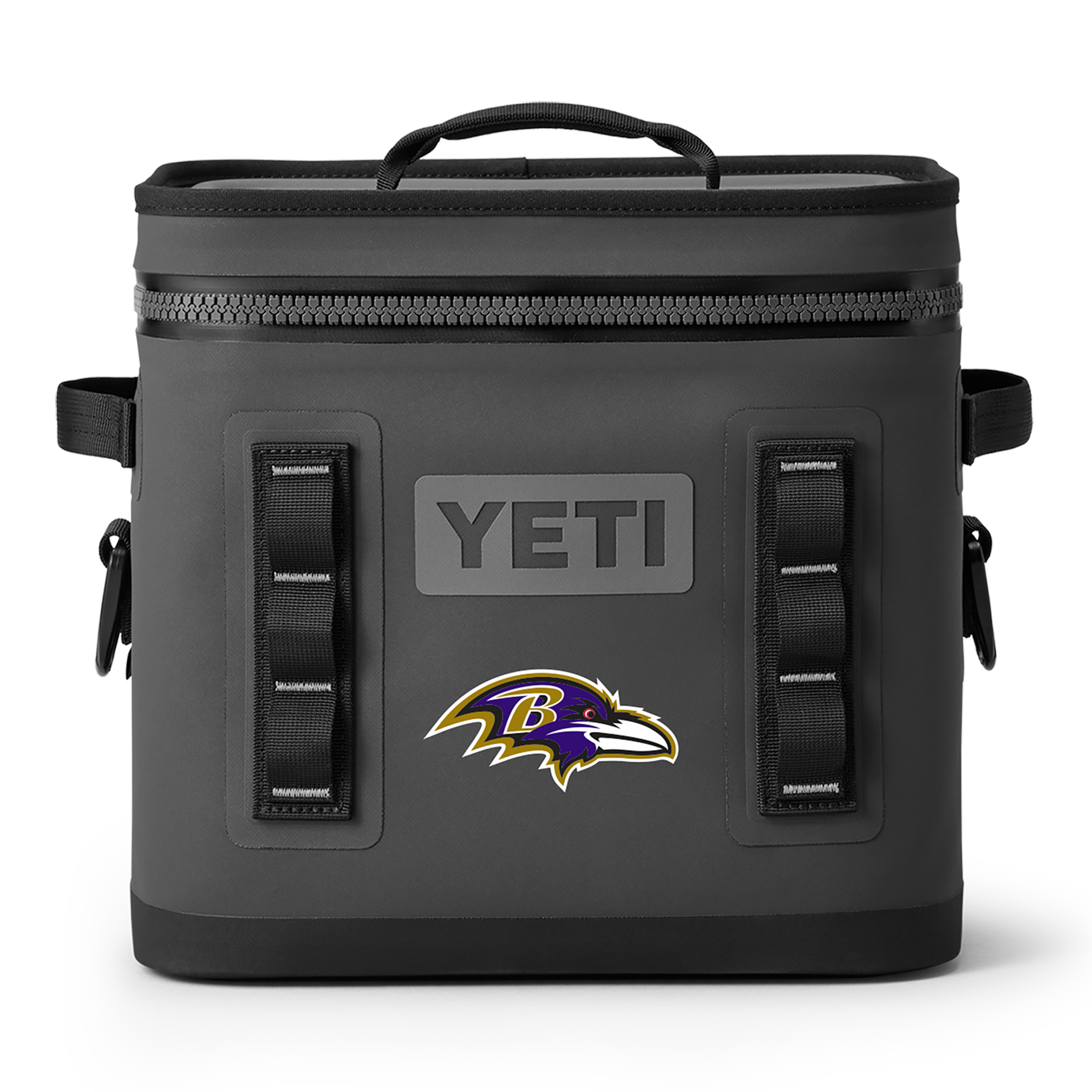 YETI  Charcoal Baltimore Ravens Hopper Flip 12L Soft Cooler