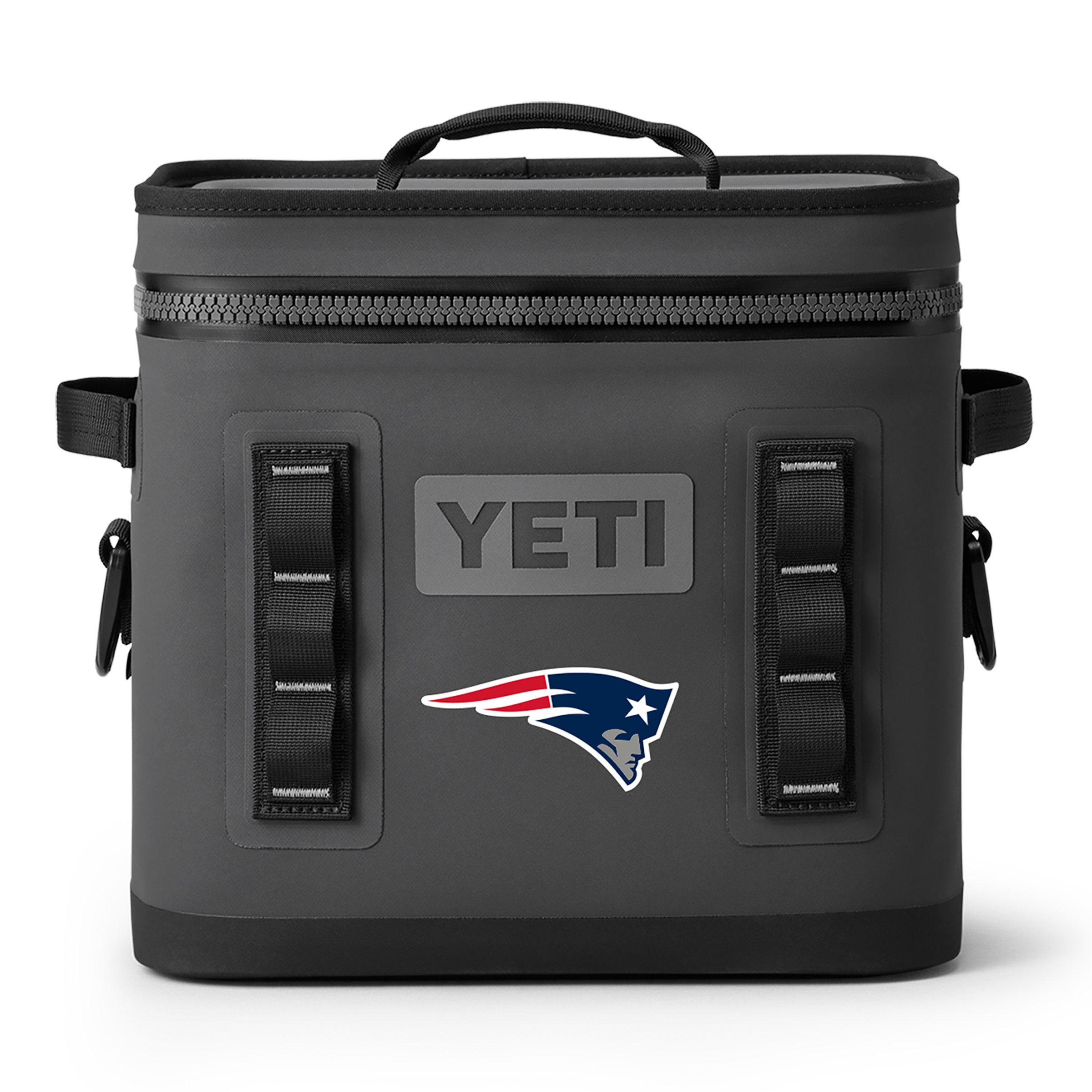 YETI Charcoal New England Patriots Hopper Flip 12L Soft Cooler