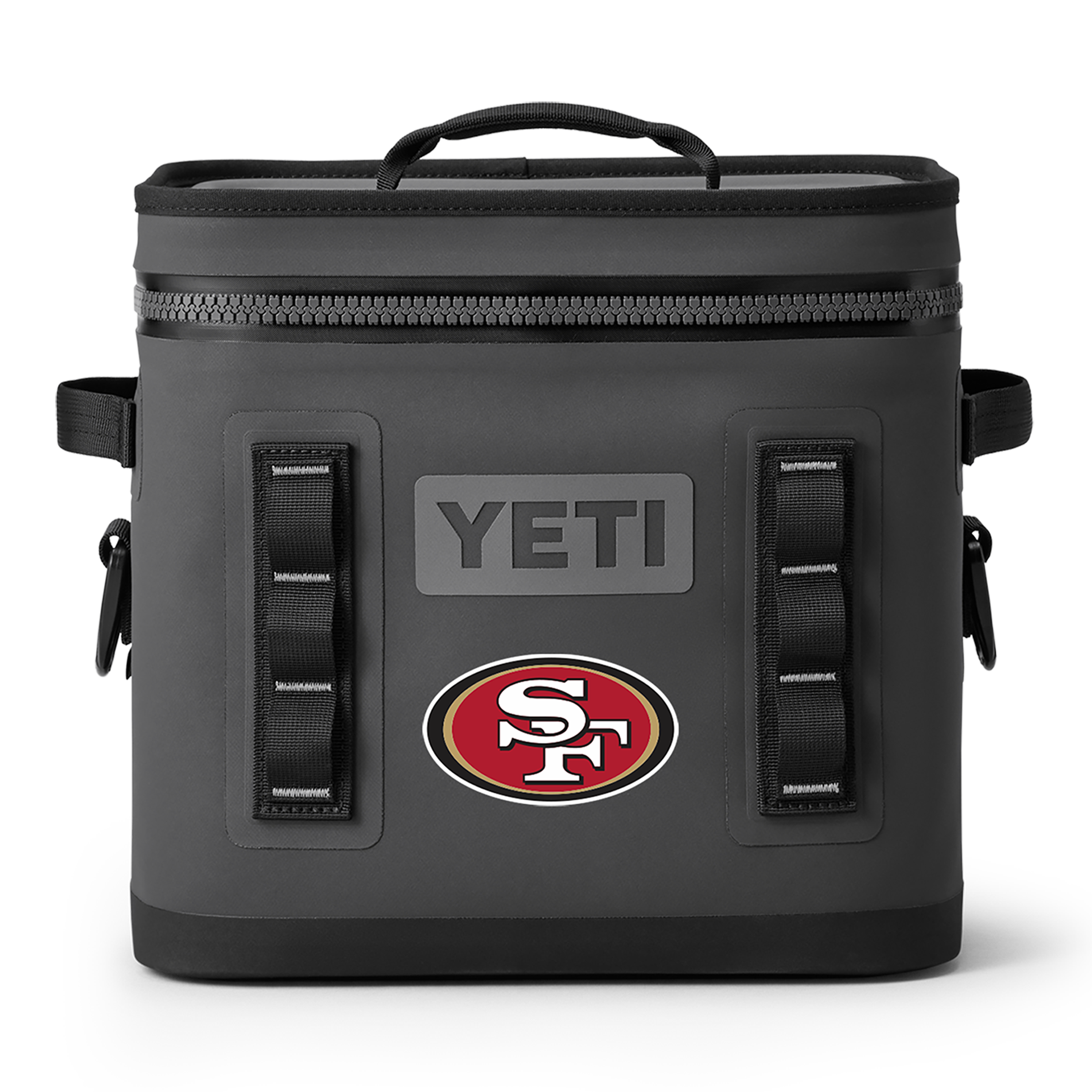 YETI  Charcoal San Francisco 49ers Hopper Flip 12L Soft Cooler