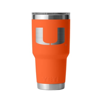 YETI Miami Hurricanes 30oz. Rambler Tumbler
