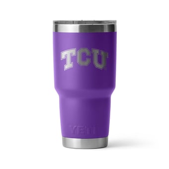 YETI TCU Horned Frogs 30oz. Rambler Tumbler