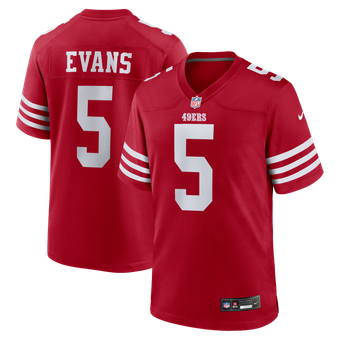 Youth Nike Mike Evans Scarlet San Francisco 49ers Game Jersey