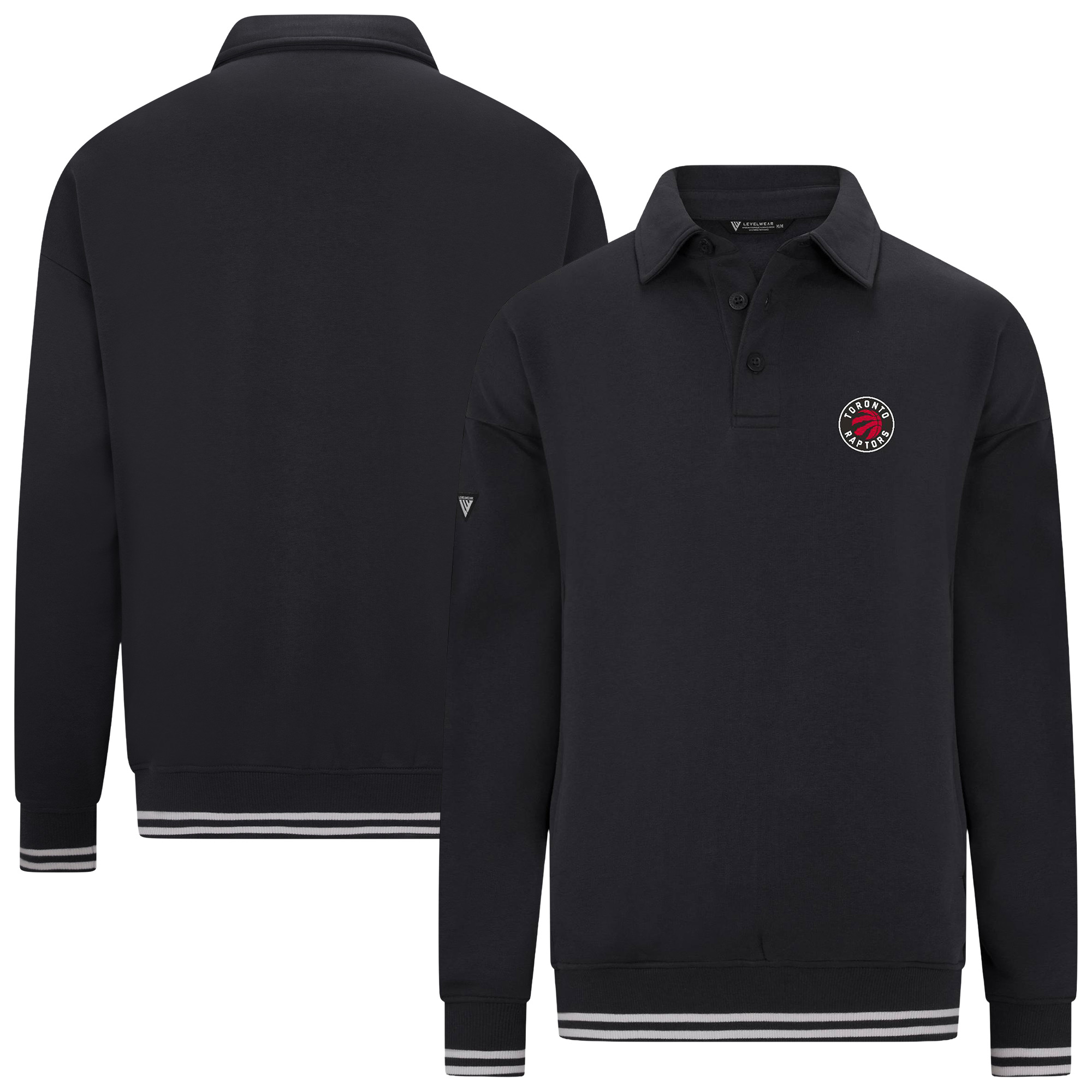 Men’s Levelwear Black Toronto Raptors Sportsman Top Men’s Levelwear Black Toronto Raptors Sportsman Top
