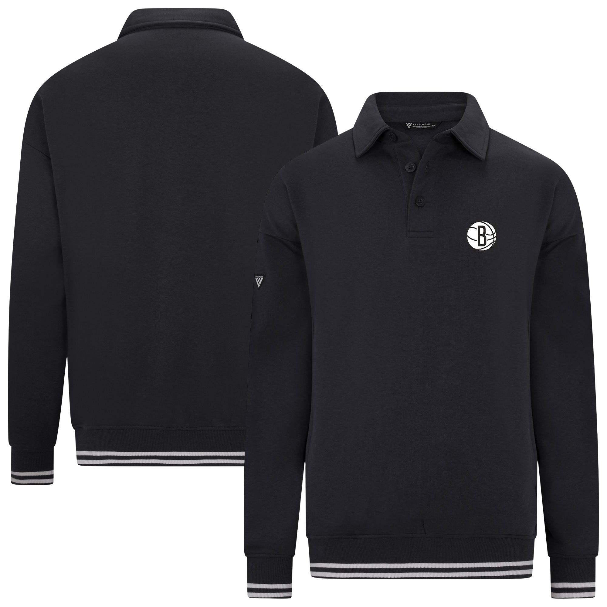 Men’s Levelwear Black Brooklyn Nets Sportsman Top