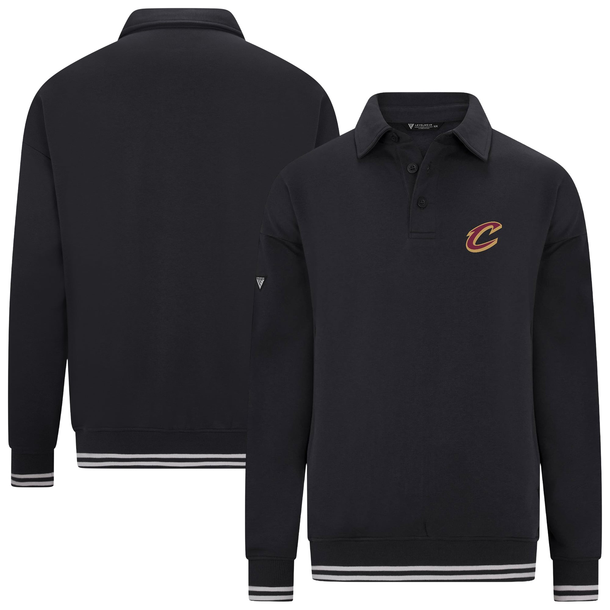 Men's Levelwear Black Cleveland Cavaliers Sportsman Top