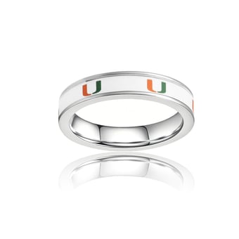 Women's FanDrip Miami Hurricanes Steel Fan Ring