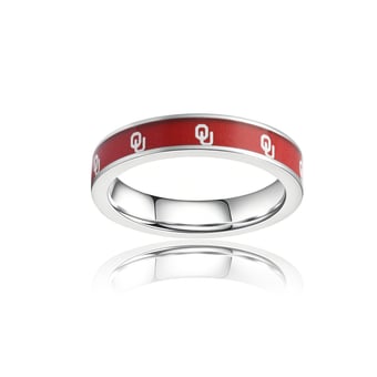 Women's FanDrip Oklahoma Sooners Steel Fan Ring