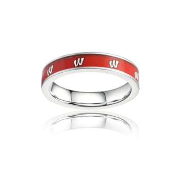 Women's FanDrip Wisconsin Badgers Steel Fan Ring