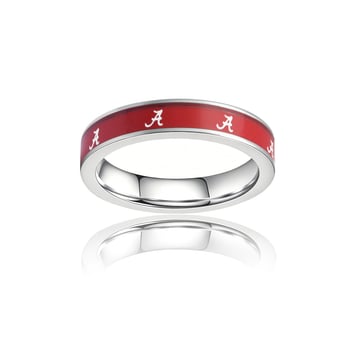 Women's FanDrip Alabama Crimson Tide Steel Fan Ring