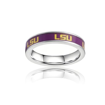 Women's FanDrip LSU Tigers Steel Fan Ring
