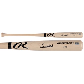 Eli Willits Washington Nationals Autographed Blonde Rawlings Pro Bat
