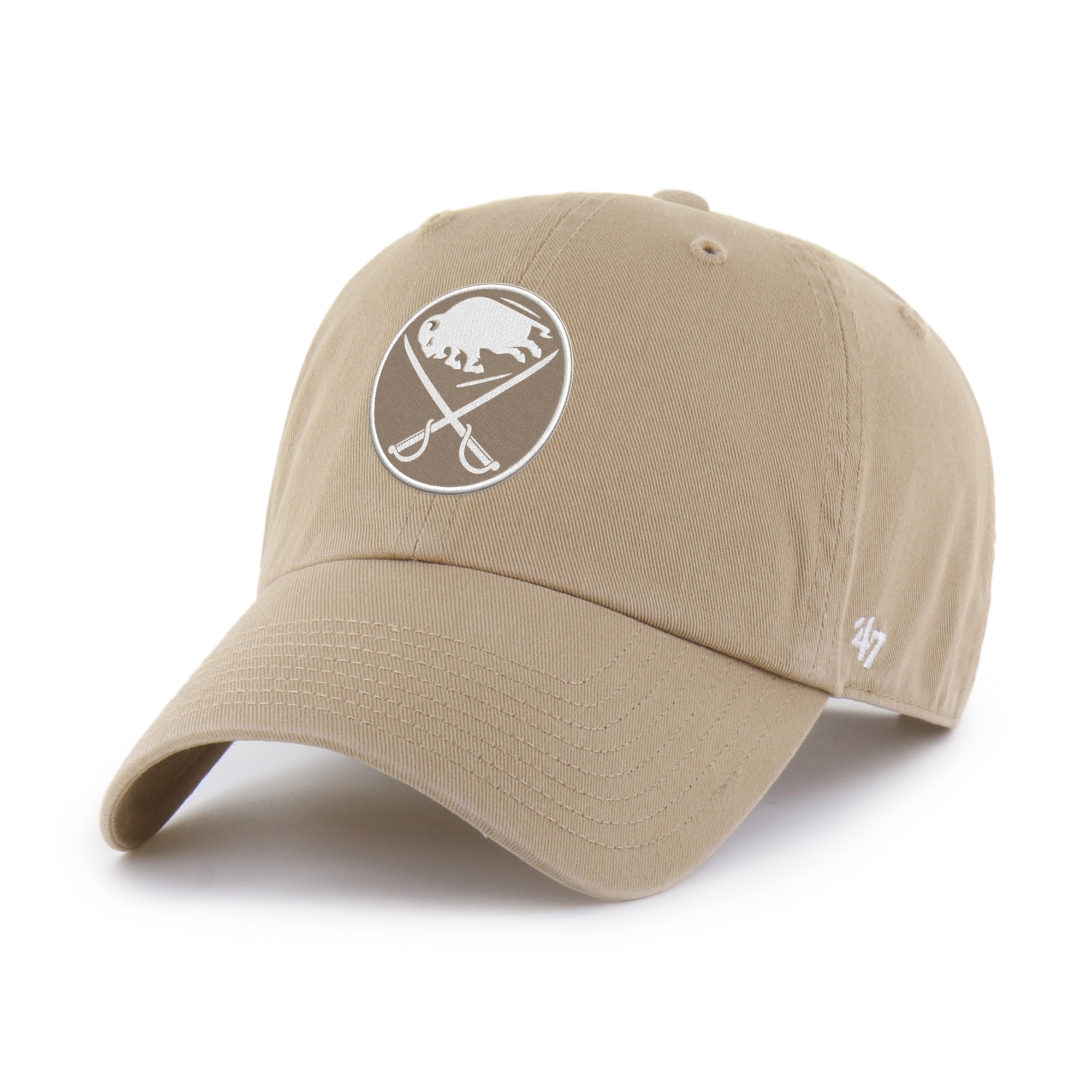 Men’s ’47 Khaki Buffalo Sabres Logo Clean Up Adjustable Hat Men’s ’47 Khaki Buffalo Sabres Logo Clean Up Adjustable Hat