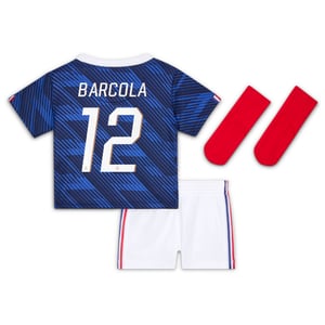 Kit France Nike FFF Domicile Stadium 26 - Bébé avec flocage Barcola 12, vue 4