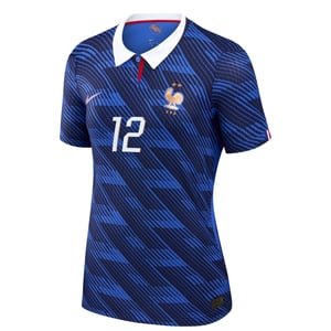 Maillot France Nike FFF Domicile Match Aero-Fit 26 - Femme avec flocage Barcola 12, vue 3