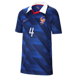 Maillot France Nike FFF Domicile Stadium 26 - Enfant avec flocage Upamecano 4, vue 3