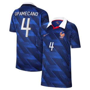Maillot France Nike FFF Domicile Stadium 26 - Enfant avec flocage Upamecano 4, vue 1