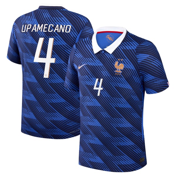 Maillot France Nike FFF Domicile Match Aero-Fit 26 avec flocage Upamecano 4