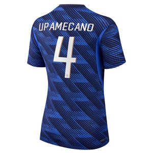 Maillot France Nike FFF Domicile Match Aero-Fit 26 - Femme avec flocage Upamecano 4, vue 4